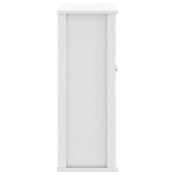 Móvel de parede p/ WC BERG 69,5x27x71,5cm madeira maciça branco