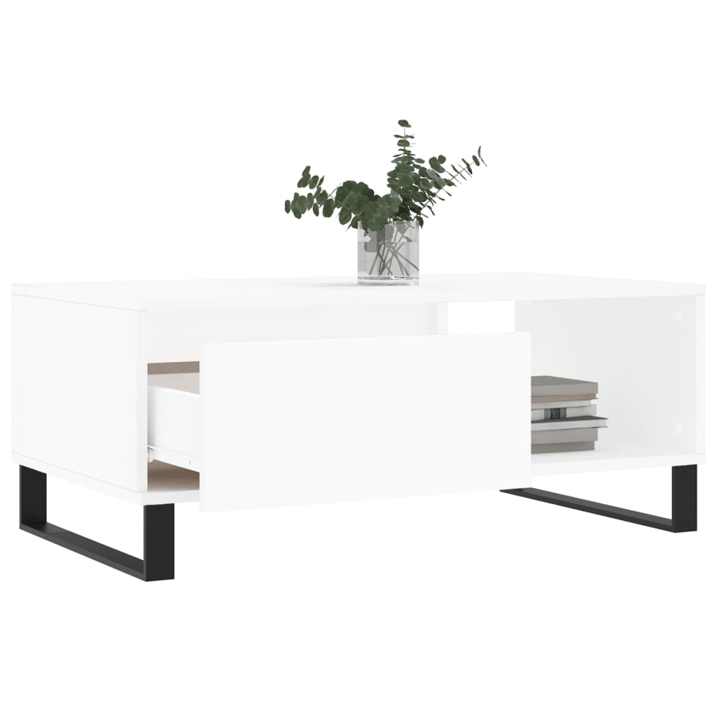 Mesa de centro 90x50x36,5 cm derivados de madeira branco