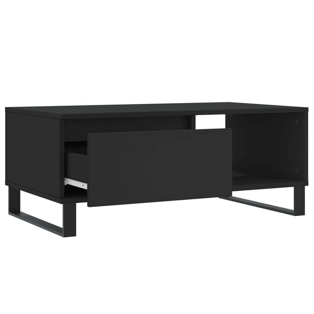 Mesa de centro 90x50x36,5 cm derivados de madeira preto