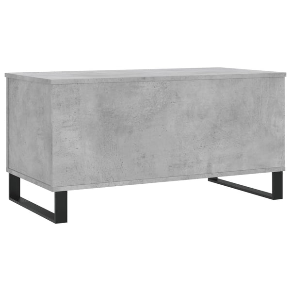 Mesa de centro 90x44,5x45 derivados de madeira cinzento cimento