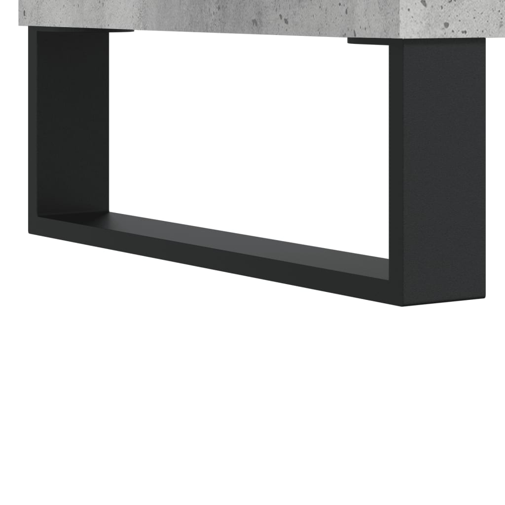 Mesa de centro 90x44,5x45 derivados de madeira cinzento cimento