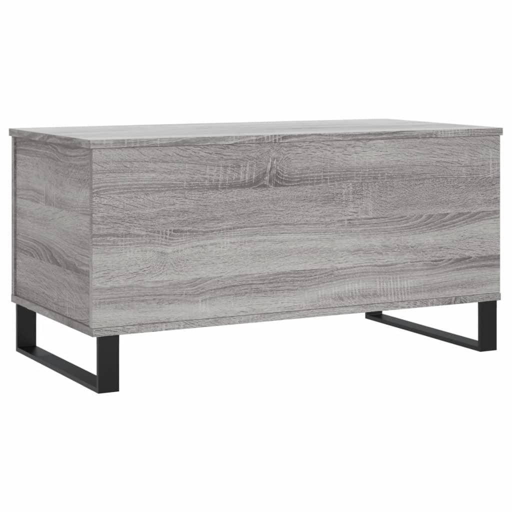 Mesa de centro 90x44,5x45 cm derivados de madeira cinza sonoma