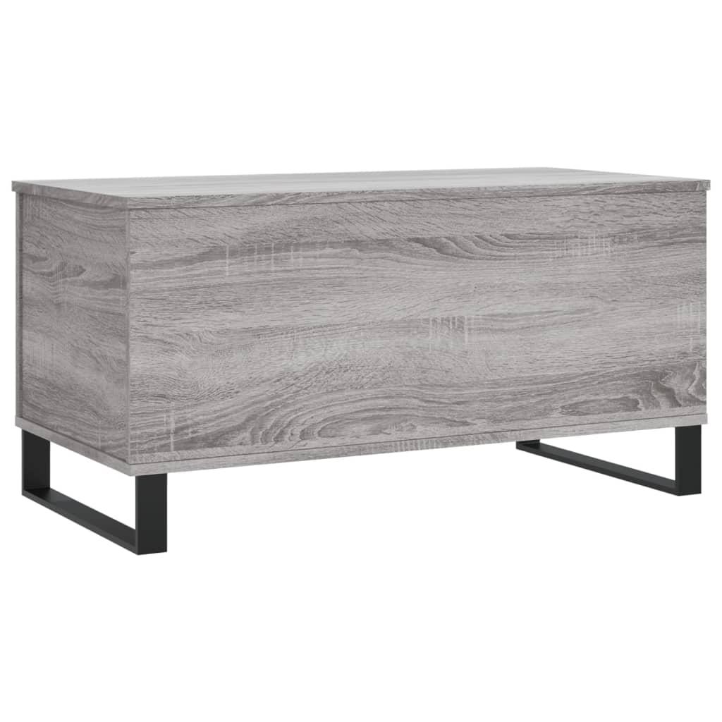 Mesa de centro 90x44,5x45 cm derivados de madeira cinza sonoma