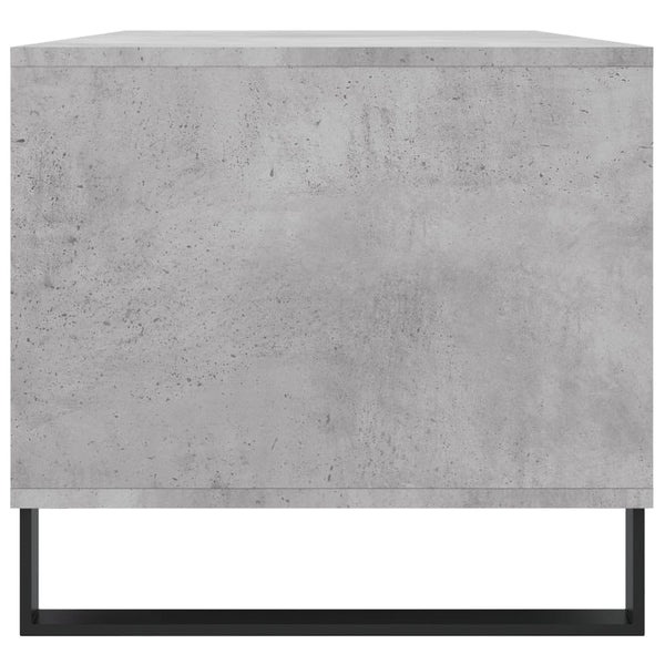 Mesa de centro 90x49x45 derivados de madeira cinzento cimento