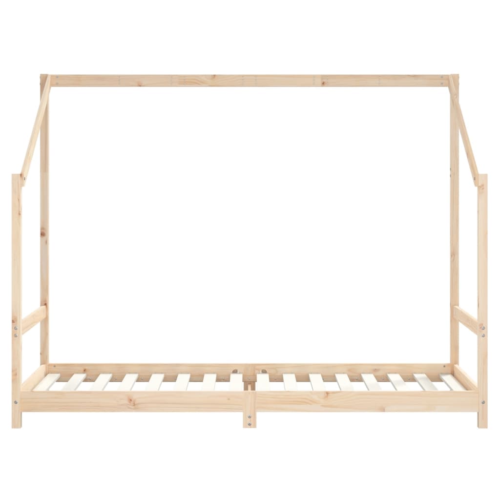 Children's bed frame 80x200 cm solid pine wood