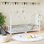 Children's bed frame 90x200 cm solid pine white