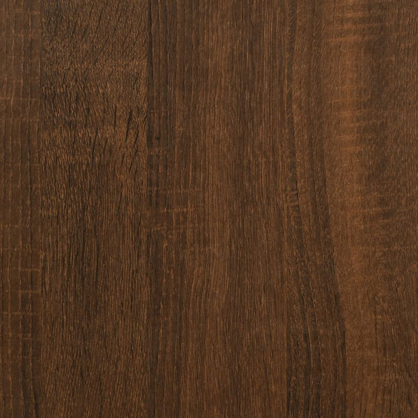 Mesa consola 180x23x75 cm derivados madeira carvalho castanho