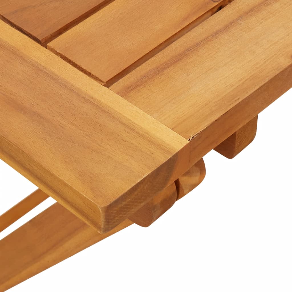 Mesa de jardim dobrável 90x52,5x65 cm madeira de acácia maciça