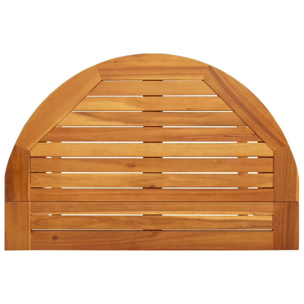 Mesa de varanda dobrável 90x60x72 cm madeira de acácia maciça