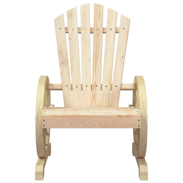 Cadeira Adirondack para jardim madeira de abeto maciça