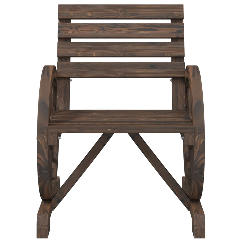 Cadeira de jardim 58x58x78,5 cm madeira de abeto maciça