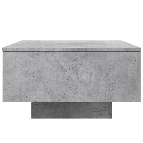 Mesa de centro 55x55x31 cm derivados de madeira cinza-cimento