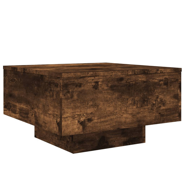 Mesa de centro 55x55x31 cm derivados de madeira carvalho fumado