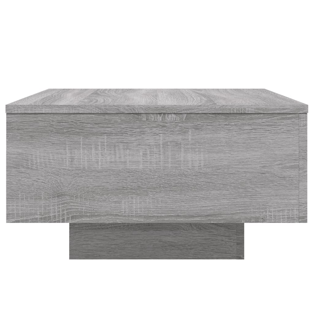 Mesa de centro 55x55x31 cm derivados de madeira cinzento sonoma