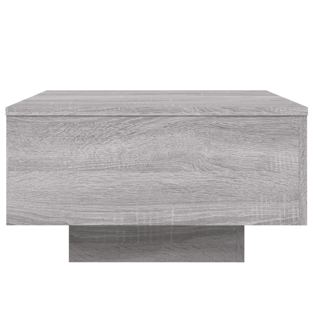 Mesa de centro 55x55x31 cm derivados de madeira cinzento sonoma