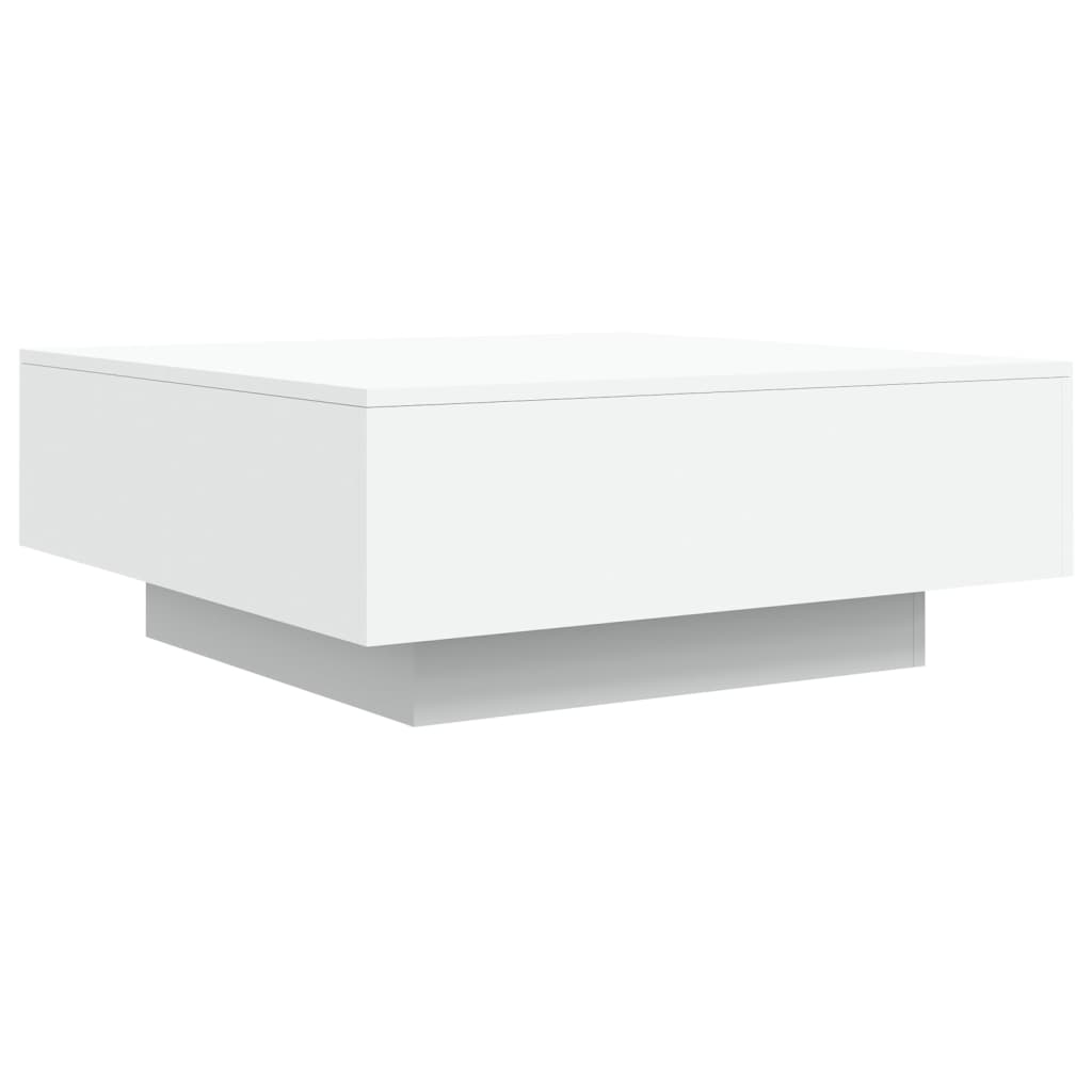 Mesa de centro 80x80x31 cm contraplacado branco