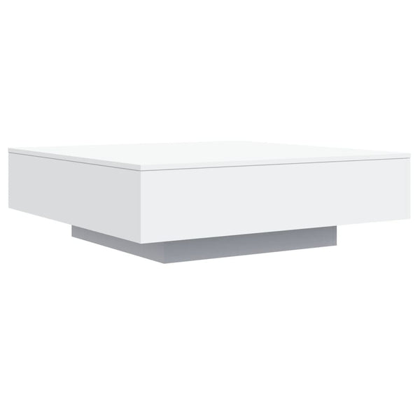 Mesa de centro 100x100x31 cm derivados de madeira branco