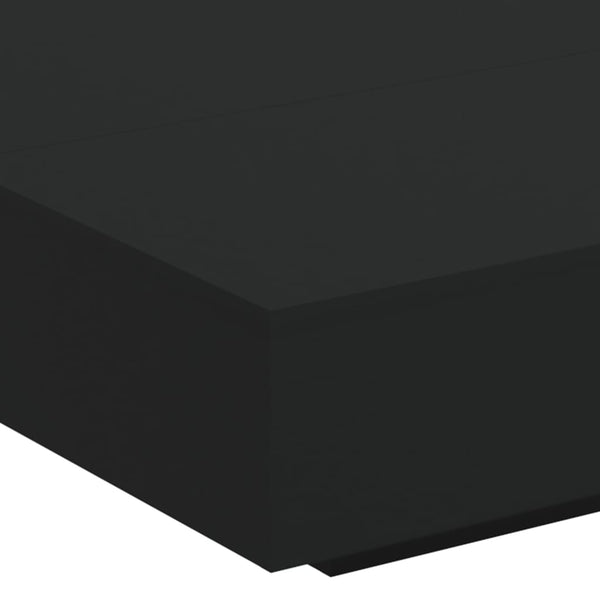 Mesa de centro 100x100x31 cm derivados de madeira preto