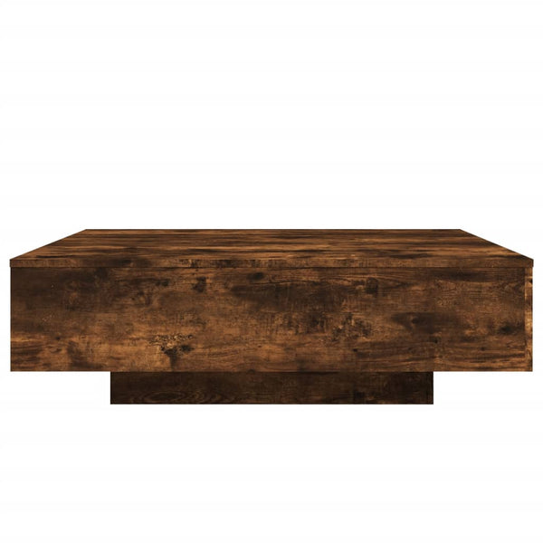 Mesa de centro 100x100x31 cm derivados madeira carvalho fumado