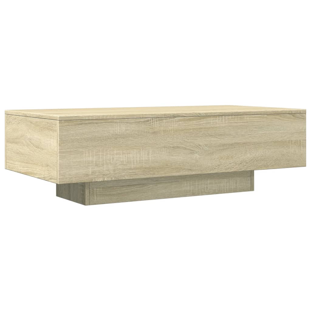 Mesa de centro 100x49,5x31 cm derivados madeira carvalho sonoma