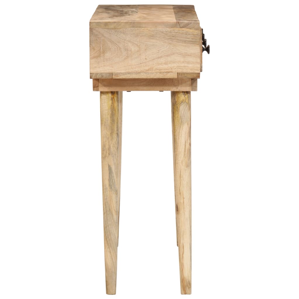 Mesa consola 110x30x75 cm madeira de mangueira maciça
