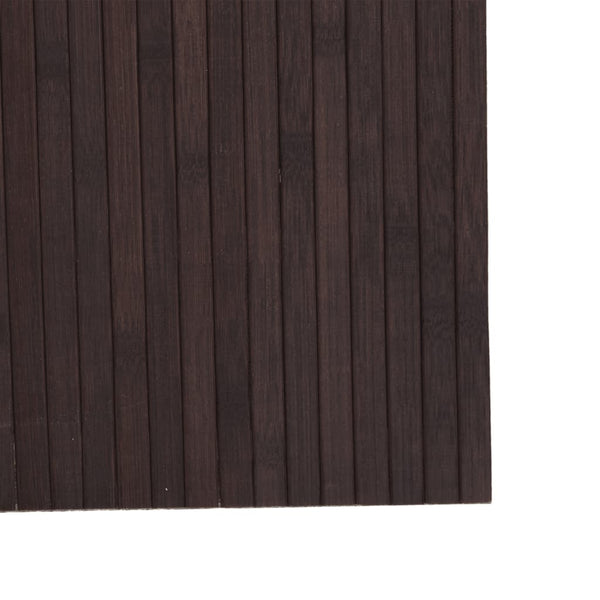 Divisória 165x400 cm bambu castanho-escuro
