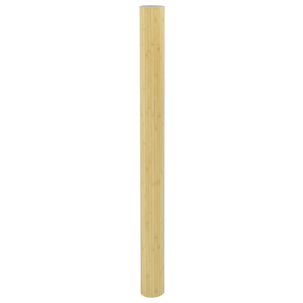 Divisória 165x600 cm bambu cor natural clara