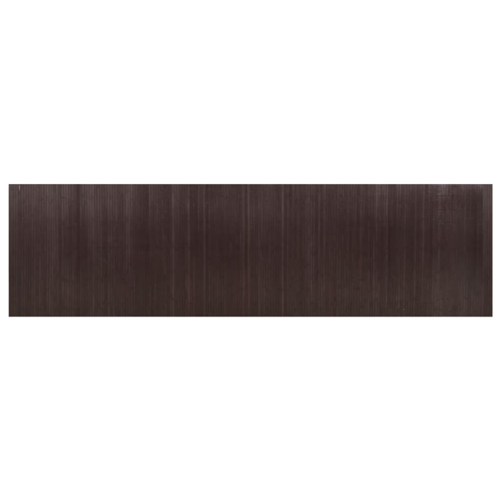 Divisória 165x600 cm bambu castanho-escuro