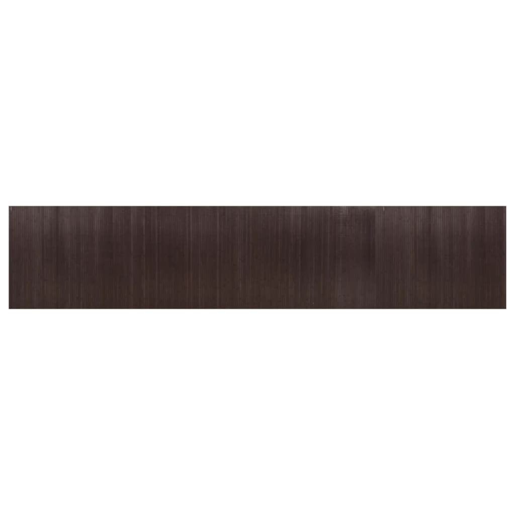 Divisória 165x800 cm bambu castanho-escuro