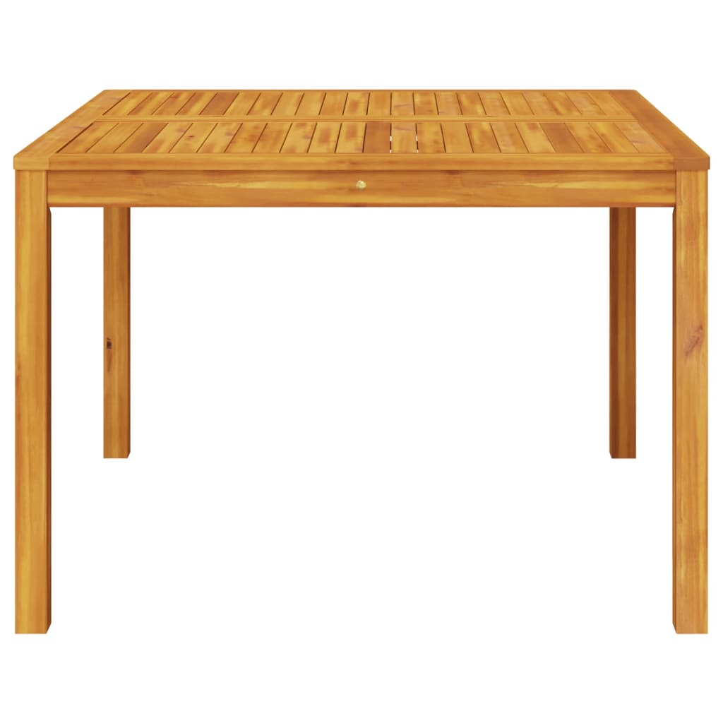 Mesa de jantar p/ jardim 110x110x75 cm madeira de acácia maciça