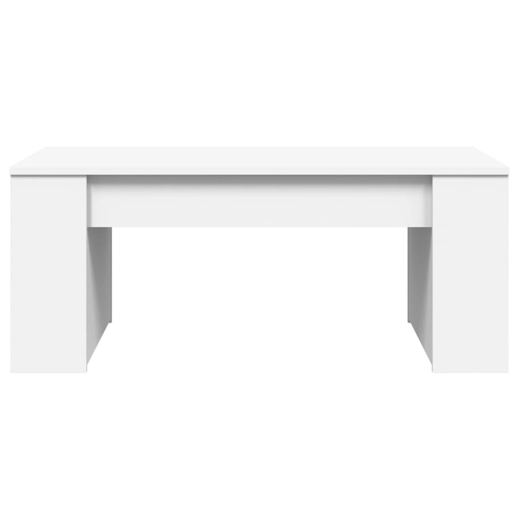Mesa de centro 102x55x42 cm derivados de madeira branco