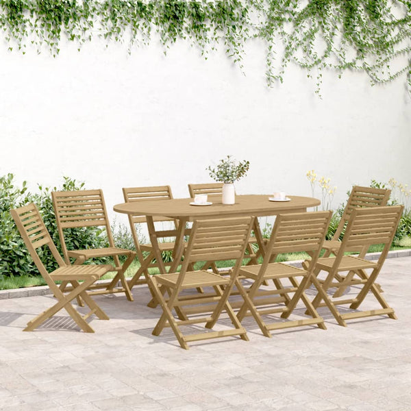 Cadeiras de jardim dobráveis 8 pcs 48,5x61,5x87cm acácia maciça
