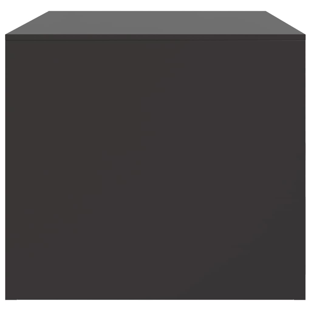 Mesa de centro 67x50x44 cm aço preto