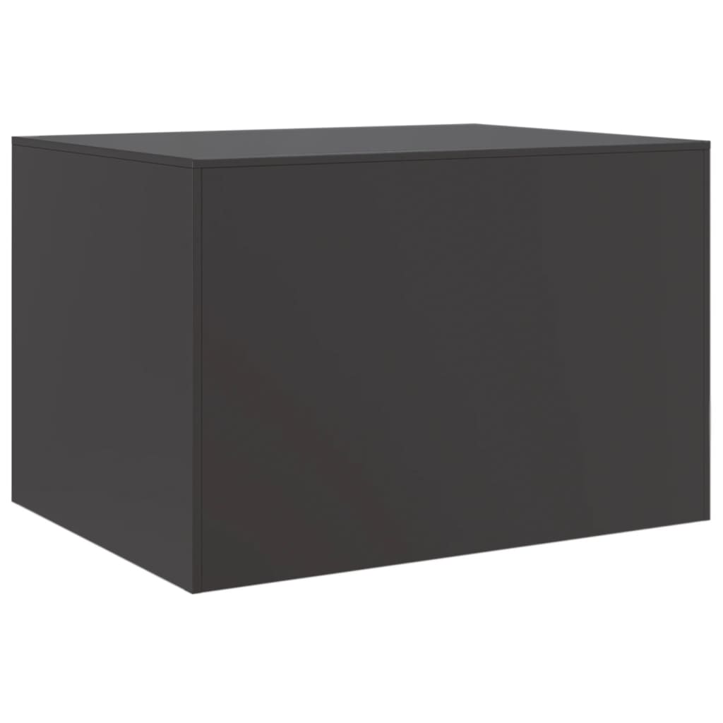 Mesa de centro 67x50x44 cm aço preto