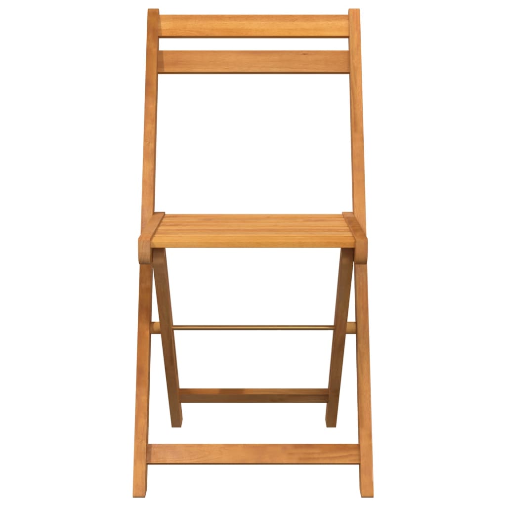 Cadeiras de bistrô dobráveis 6 pcs madeira de acácia maciça