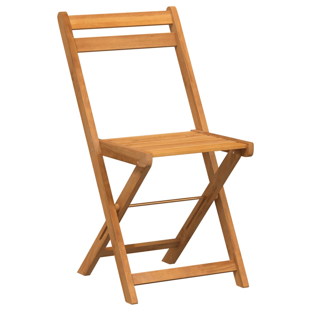 Cadeiras de bistrô dobráveis 6 pcs madeira de acácia maciça