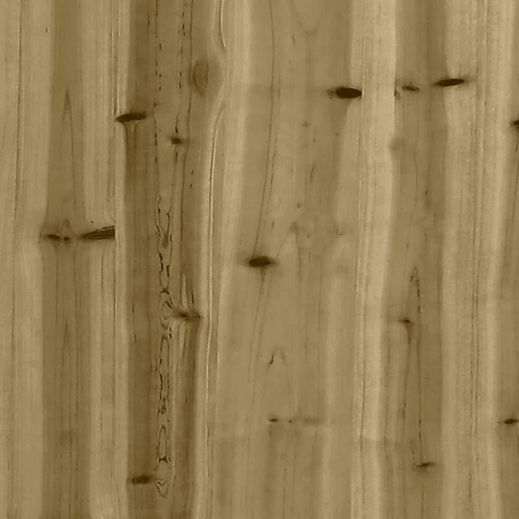 Mesa de piquenique 110x134x75 cm madeira de pinho impregnada