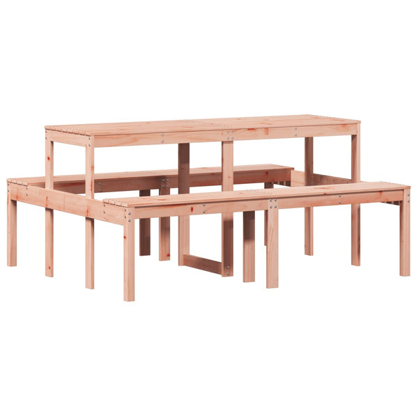 Mesa de piquenique 160x134x75 cm madeira de douglas maciça