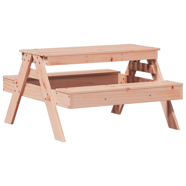 Mesa piquenique p/ crianças 88x97x52 cm madeira douglas maciça
