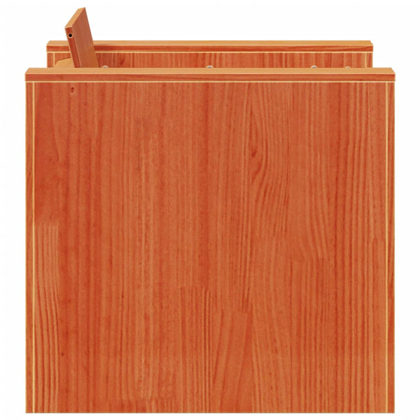 Sofá de jardim 79x60x62 cm madeira de pinho maciça castanho-mel