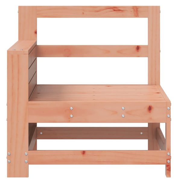 Sofá de jardim c/ apoio de braços/mesa madeira douglas maciça