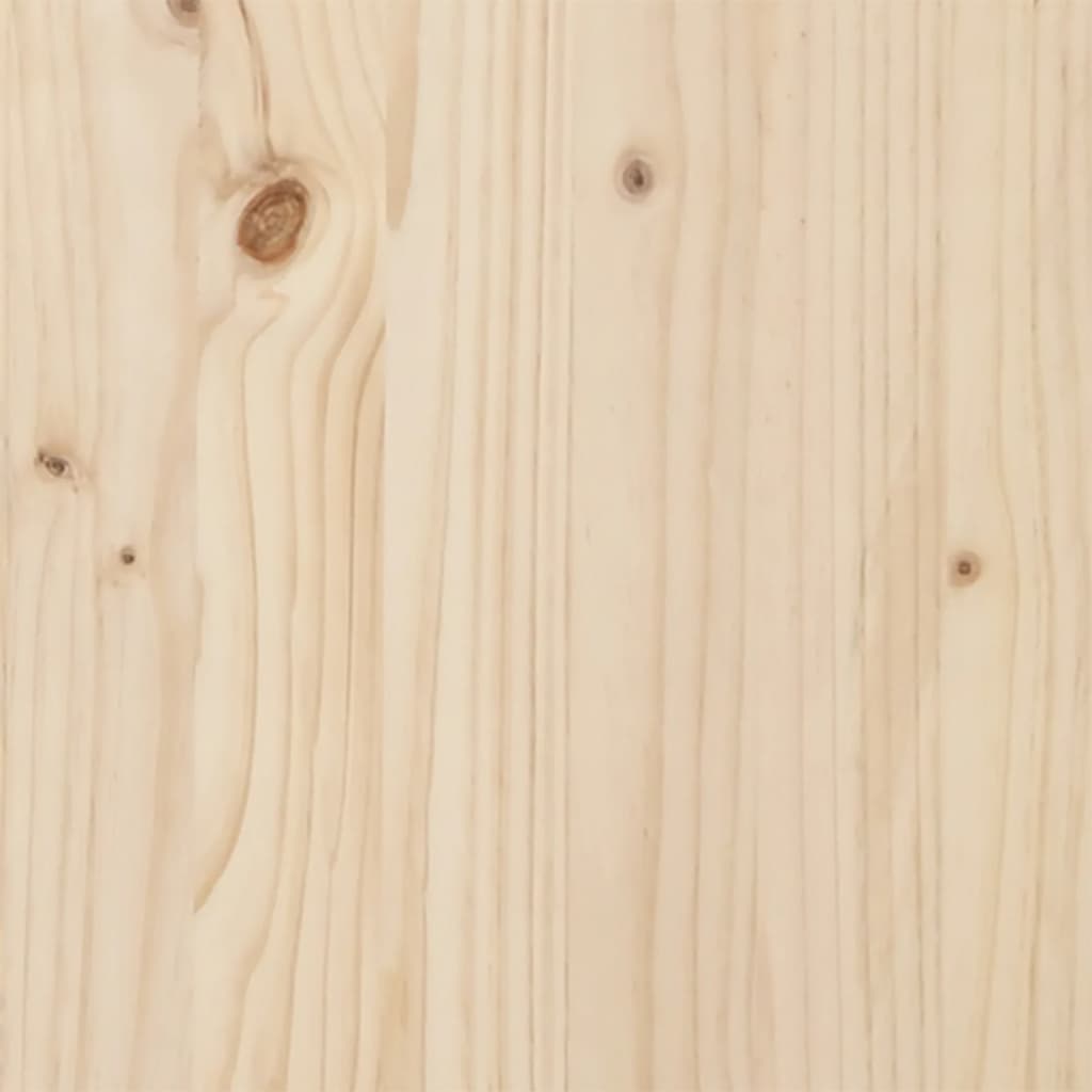 Apoio de pés para jardim 62x30x32 cm madeira de pinho maciça