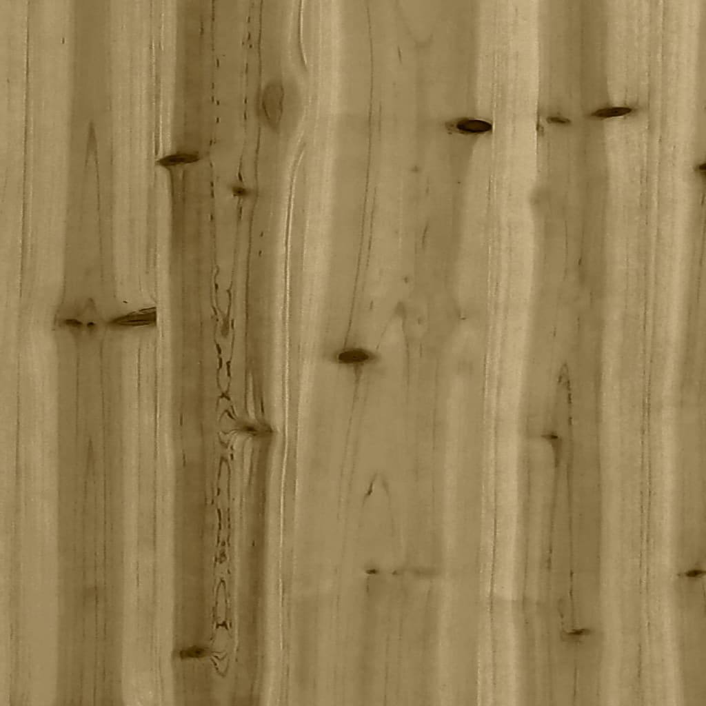 Mesa de jardim 100x50x75 cm madeira de pinho impregnada