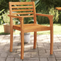 Cadeiras de jardim 2 pcs 59x55x85 cm madeira de acácia maciça