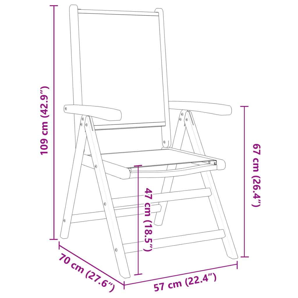 Cadeiras de jardim 2 pcs acácia maciça/tecido padrão de folhas