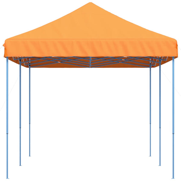 Tenda para festas pop-up dobrável 580x292x315 cm laranja