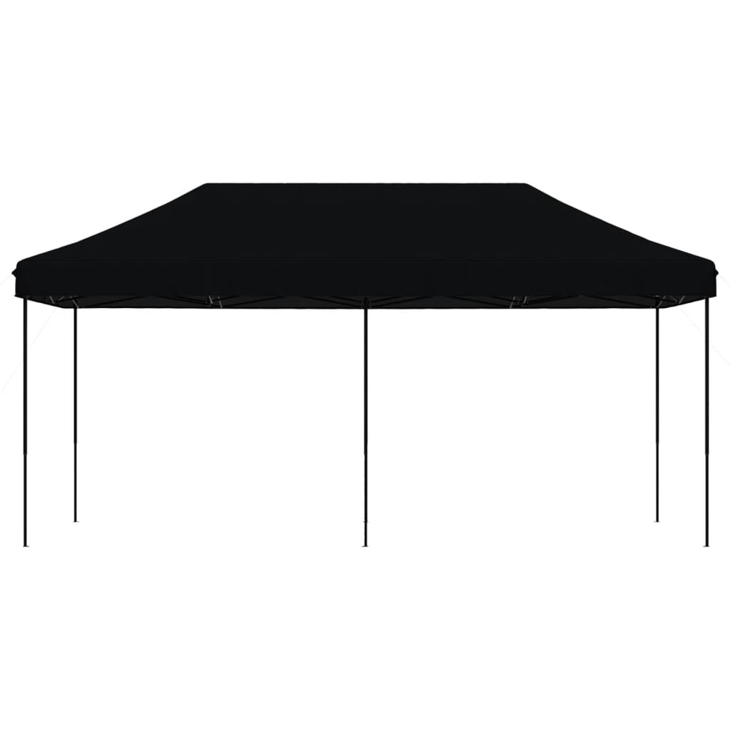 Tenda para festas pop-up dobrável 580x292x315 cm preto