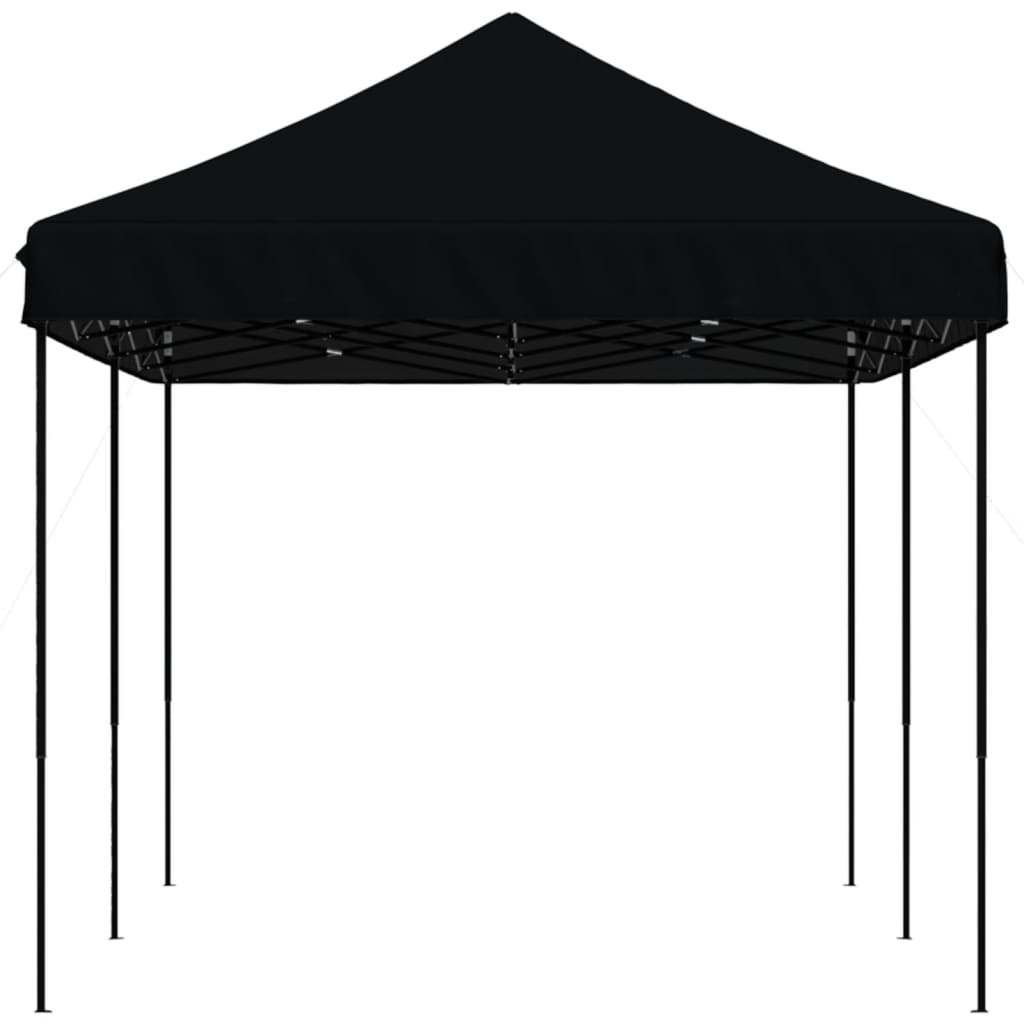 Tenda para festas pop-up dobrável 580x292x315 cm preto