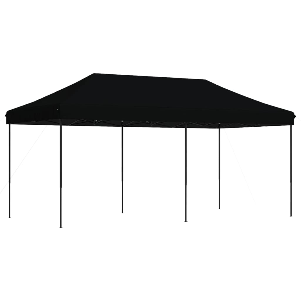 Tenda para festas pop-up dobrável 580x292x315 cm preto