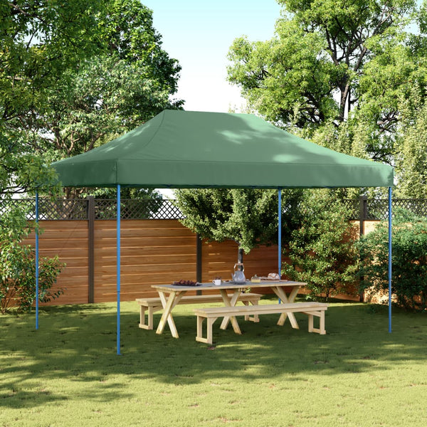 Tenda para festas pop-up dobrável 440x292x315 cm verde